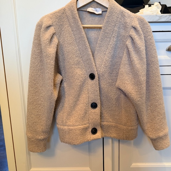 Soldout.NYC The Yay To Boucle Jacket in Almond- Sz‎ X - Picture 1 of 7